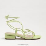 jp Sam Edelman 女性 ダフィーサンダル キウイレザー 4NFV0P423 履物 - Image 2