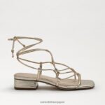jp Sam Edelman 女性 ダフィーサンダル 金箔革 4NFV0P421 履物 - Image 2