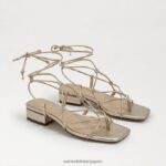 jp Sam Edelman 女性 ダフィーサンダル 金箔革 4NFV0P421 履物