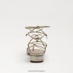 jp Sam Edelman 女性 ダフィーサンダル 金箔革 4NFV0P421 履物 - Image 5