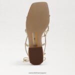 jp Sam Edelman 女性 ダフィーサンダル 金箔革 4NFV0P421 履物 - Image 6