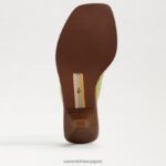 jp Sam Edelman 女性 ダフニー トング サンダル キウイレザー 4NFV0P710 履物 - Image 6
