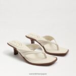 jp Sam Edelman 女性 ダフニー トング サンダル モダンなアイボリーレザー 4NFV0P709 履物