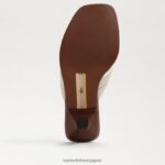 jp Sam Edelman 女性 ダフニー トング サンダル モダンなアイボリーレザー 4NFV0P709 履物 - Image 6