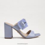 jp Sam Edelman 女性 ダルトン ヒール ミュール オルソブルー 4NFV0P564 履物 - Image 2