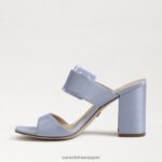 jp Sam Edelman 女性 ダルトン ヒール ミュール オルソブルー 4NFV0P564 履物 - Image 4