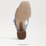 jp Sam Edelman 女性 ダルトン ヒール ミュール オルソブルー 4NFV0P564 履物 - Image 6