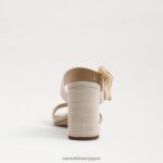 jp Sam Edelman 女性 ダルトン ヒール ミュール 砂 4NFV0P563 履物 - Image 5