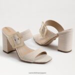 jp Sam Edelman 女性 ダルトン ヒール ミュール 砂 4NFV0P563 履物 - Image 7