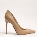 jp Sam Edelman 女性 ダンナ ポインテッドトゥ ヒール ソフトベージュ 4NFV0P408 履物 - Image 2