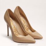 jp Sam Edelman 女性 ダンナ ポインテッドトゥ ヒール ソフトベージュ 4NFV0P408 履物