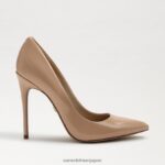 jp Sam Edelman 女性 ダンナ ポインテッドトゥ ヒール ベージュの赤面 4NFV0P412 履物 - Image 2