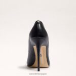 jp Sam Edelman 女性 ダンナ ポインテッドトゥ ヒール 黒い革 4NFV0P409 履物 - Image 5