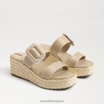 jp Sam Edelman 女性 チェイス エスパドリーユ ウェッジ サンダル 卵殻 4NFV0P200 履物