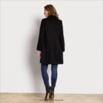 jp Sam Edelman 女性 ツイルウールコート 黒 4NFV0P1221 衣服 - Image 4