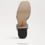 jp Sam Edelman 女性 ティビー プラットフォーム ヒール サンダル モントローズブルー 4NFV0P437 履物 - Image 6