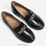 jp Sam Edelman 女性 ティーガン ラグソール ローファー ブラックパテント 4NFV0P395 履物 - Image 7