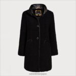 jp Sam Edelman 女性 テディコート 黒 4NFV0P1162 衣服 - Image 5