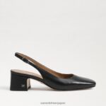 jp Sam Edelman 女性 テラ スリングバック キトゥン ヒール 黒 4NFV0P189 履物 - Image 2
