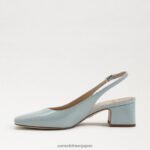 jp Sam Edelman 女性 テラ スリングバック キトゥン ヒール シーフォームブルー 4NFV0P190 履物 - Image 4