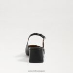 jp Sam Edelman 女性 テラ スリングバック キトゥン ヒール 黒 4NFV0P189 履物 - Image 5