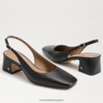 jp Sam Edelman 女性 テラ スリングバック キトゥン ヒール 黒 4NFV0P189 履物 - Image 7