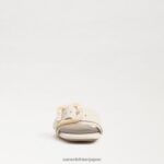 jp Sam Edelman 女性 ディーコン スライド サンダル モダンなアイボリー 4NFV0P417 履物 - Image 3