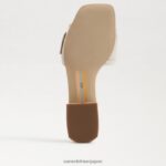 jp Sam Edelman 女性 ディーコン スライド サンダル モダンなアイボリー 4NFV0P417 履物 - Image 6