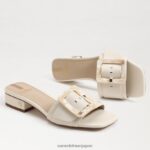 jp Sam Edelman 女性 ディーコン スライド サンダル モダンなアイボリー 4NFV0P417 履物 - Image 7