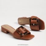 jp Sam Edelman 女性 ディーコン スライド サンダル 濃厚なコニャック 4NFV0P418 履物 - Image 7