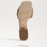 jp Sam Edelman 女性 ディーコン ビーズ スライド サンダル クオイオ 4NFV0P193 履物 - Image 6