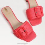 jp Sam Edelman 女性 ディーコン ビーズ スライド サンダル バロスピンク 4NFV0P196 履物 - Image 7