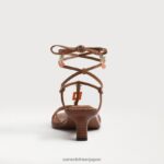 jp Sam Edelman 女性 デイシー ストラップ キトゥン ヒール サンダル サドル 4NFV0P620 履物 - Image 5