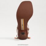jp Sam Edelman 女性 デイシー ストラップ キトゥン ヒール サンダル サドル 4NFV0P620 履物 - Image 6