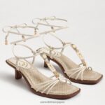 jp Sam Edelman 女性 デイシー ストラップ キトゥン ヒール サンダル モダンなアイボリー 4NFV0P621 履物 - Image 7