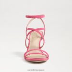 jp Sam Edelman 女性 デラニー ストラップ付きヒール つつじピンク 4NFV0P647 履物 - Image 3