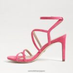 jp Sam Edelman 女性 デラニー ストラップ付きヒール つつじピンク 4NFV0P647 履物 - Image 4