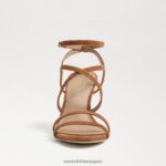 jp Sam Edelman 女性 デラニー ストラップ付きヒール フロンティアブラウン 4NFV0P651 履物 - Image 3