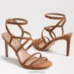 jp Sam Edelman 女性 デラニー ストラップ付きヒール フロンティアブラウン 4NFV0P651 履物 - Image 7