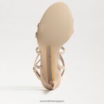 jp Sam Edelman 女性 デラニー ストラップ付きヒール ベージュの赤面 4NFV0P649 履物 - Image 6