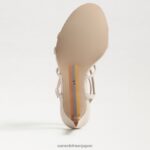 jp Sam Edelman 女性 デラニー ストラップ付きヒール モダンなアイボリー 4NFV0P645 履物 - Image 6