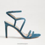 jp Sam Edelman 女性 デラニー ストラップ付きヒール 野生のインディゴ 4NFV0P652 履物 - Image 2