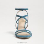 jp Sam Edelman 女性 デラニー ストラップ付きヒール 野生のインディゴ 4NFV0P652 履物 - Image 3