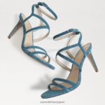 jp Sam Edelman 女性 デラニー ストラップ付きヒール 野生のインディゴ 4NFV0P652 履物 - Image 7