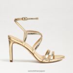 jp Sam Edelman 女性 デラニー ストラップ付きヒール 金箔 4NFV0P646 履物 - Image 2