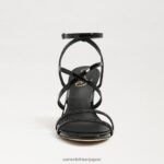 jp Sam Edelman 女性 デラニー ストラップ付きヒール 黒 4NFV0P648 履物 - Image 3