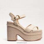 jp Sam Edelman 女性 トリアナ プラットフォームサンダル モダンなアイボリー 4NFV0P533 履物 - Image 2