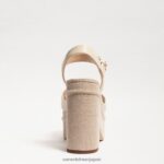 jp Sam Edelman 女性 トリアナ プラットフォームサンダル モダンなアイボリー 4NFV0P533 履物 - Image 5