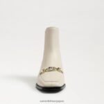 jp Sam Edelman 女性 トーランス チェルシービット アンクルブーツ モダンなアイボリー 4NFV0P846 履物 - Image 3