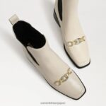 jp Sam Edelman 女性 トーランス チェルシービット アンクルブーツ モダンなアイボリー 4NFV0P846 履物 - Image 7